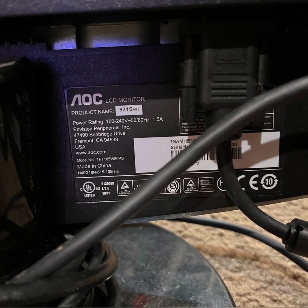 LCD Computer Monitor - Picture 2 of 3